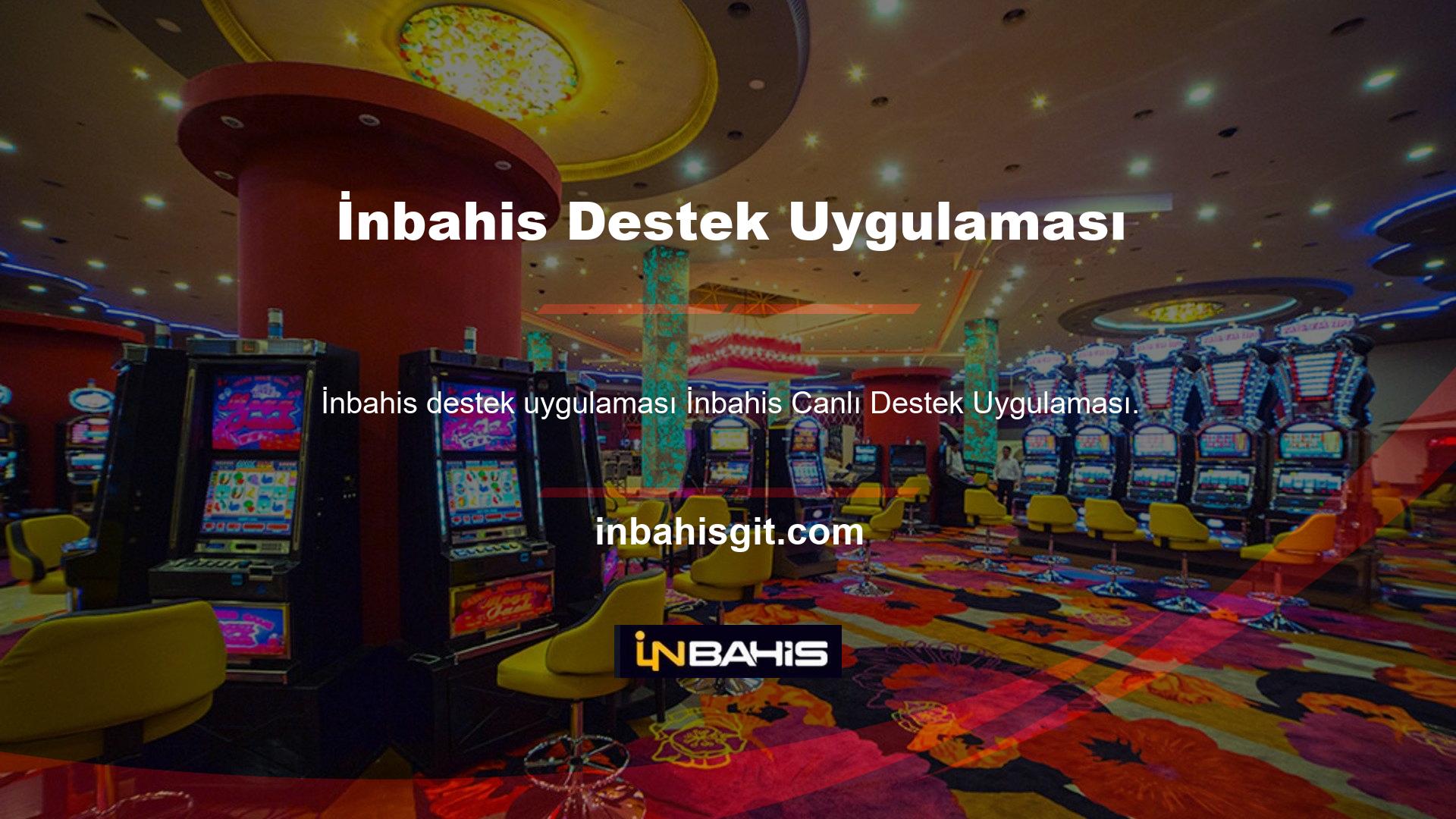 İnbahis Canlı Destek Uygulaması 7-24 Canlı Destek Uygulaması olarak kullanılmaktadır